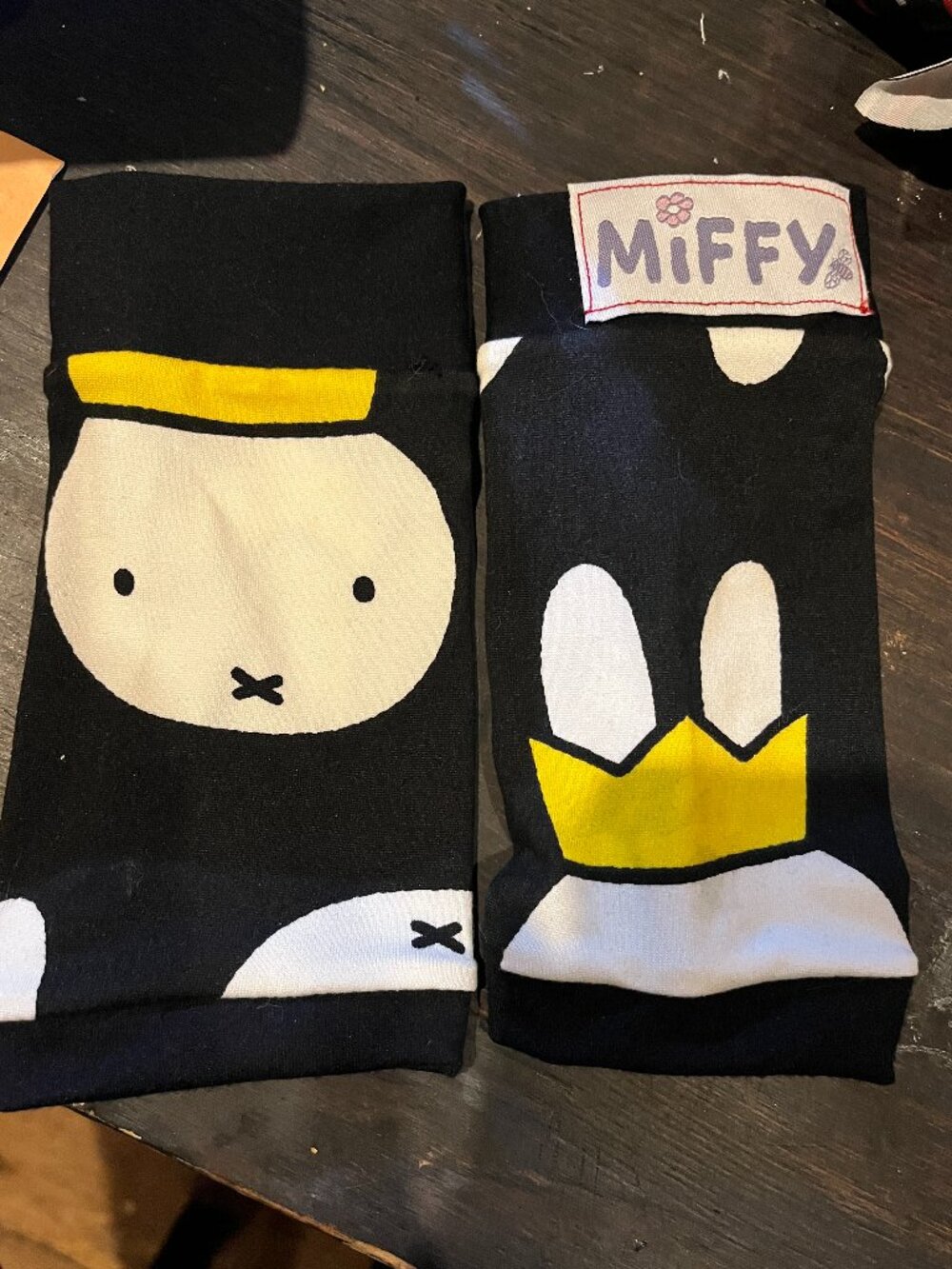 Handmade Miffy Upcycled Wrist Cuffs